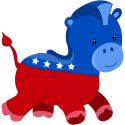Cute Democrat Donkey