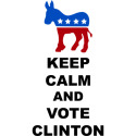 Keep Calm and Vote Clinton