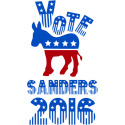 Vote Sanders with Democrat Donkey