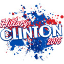 HIllary Clinton 2016 Paint Splatters