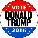 Donald Trump 2016 Election Button