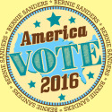 Retro Bernie Sanders Button
