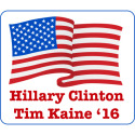Clinton Kaine Flag
