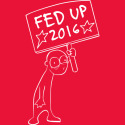Fed Up in white