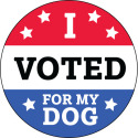 I Voted for my dog