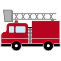 Red firefighter Fire Truck