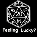 Feeling Lucky D&D D20 Dice