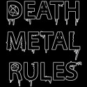 death metal t-shirt black