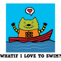 Whatif I Love to Swim with Whatif Monster