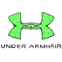 Under Arm Hair Green