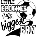 Little Brother and Biggest Fan- soccer player