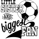 Little Sister and Biggest Fan- soccer player