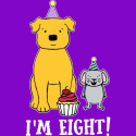 I'm Eight Years Old with Dog and Mouse
