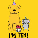 I'm Ten Years Old with Dog and Mouse