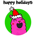 Happy Holidays Llama