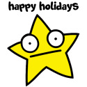 Happy Holidays Star