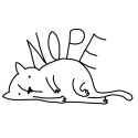 Nope Cat