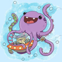 Octopus Attacks Kitty Sub