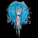 Blue Hair Zombie Girl