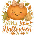 My 1st Halloween pumpkin