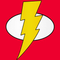 Superhero Baby Lightening Bolt