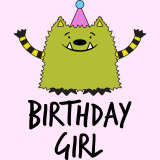 Whatif Monster Birthday Girl